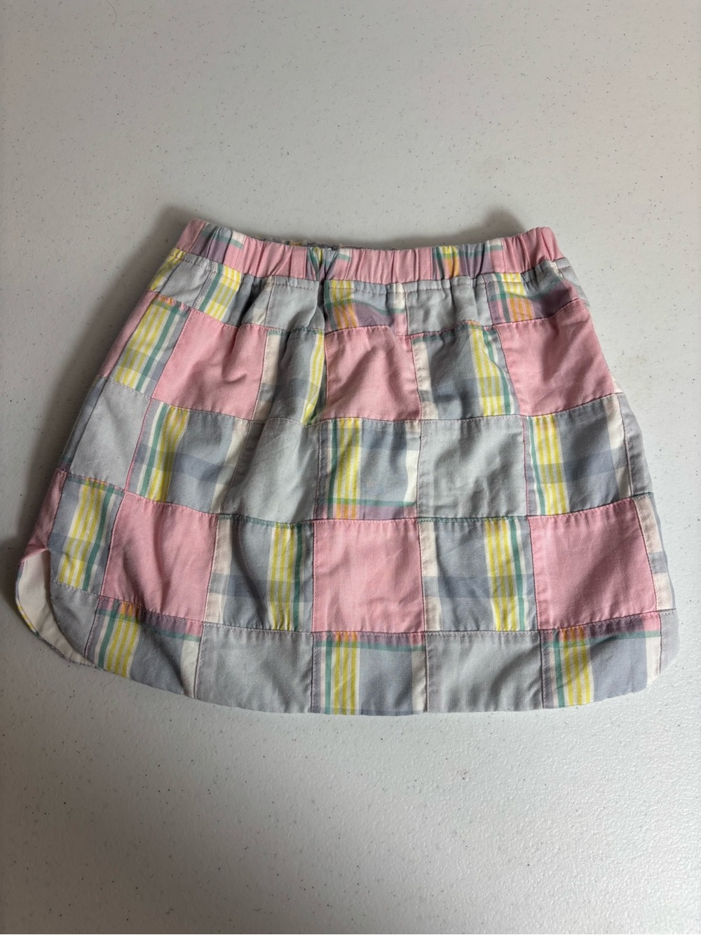 The Beaufort Bonnet Company's Susanne Skirt Morris Madras patchwork
Child Size 7